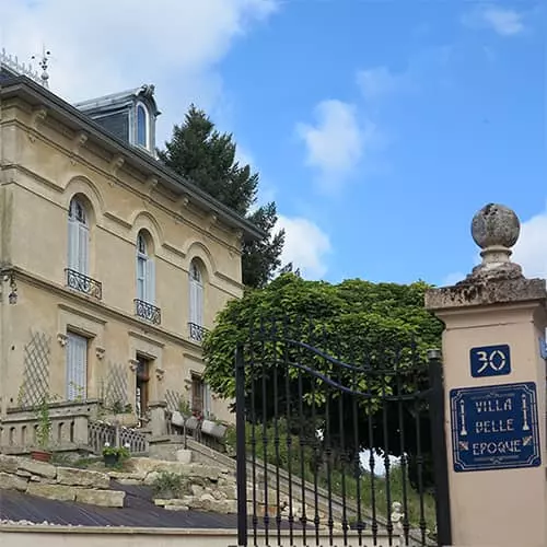 Villa vue de l'extérieur